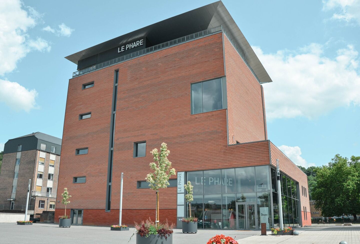 Exterior view of the Le Phare building