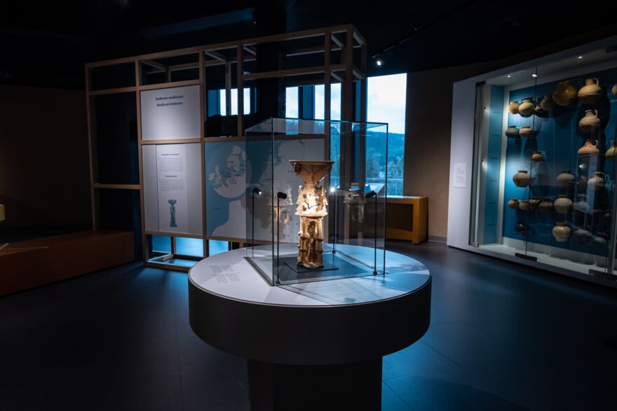 View of the ceramic exhibits