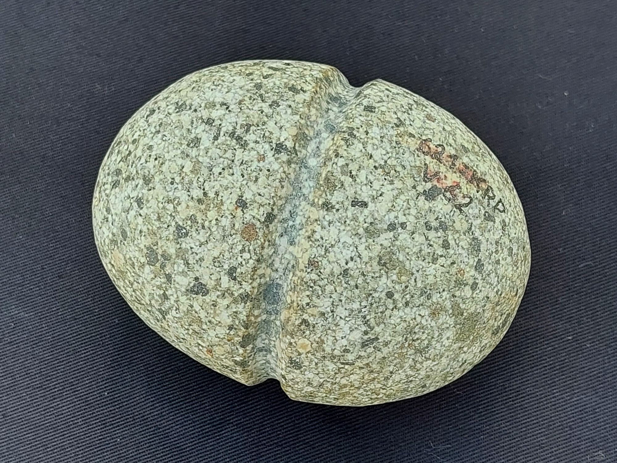 Prehistoric stone hammer